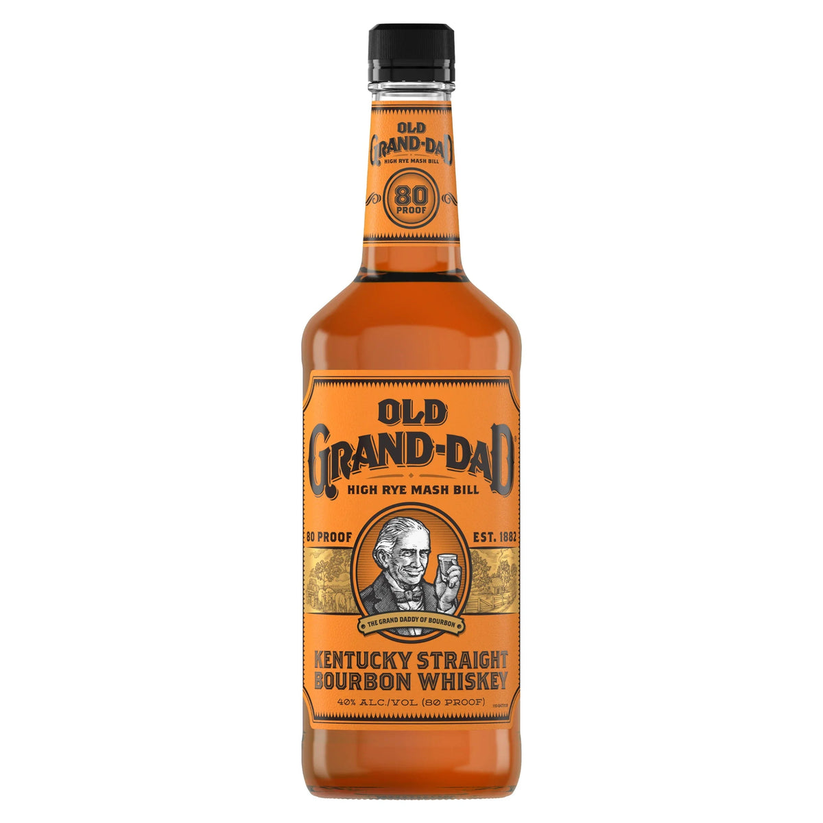 Old Grand Dad Kentucky Straight Bourbon Whiskey 80 Proof 750 ml