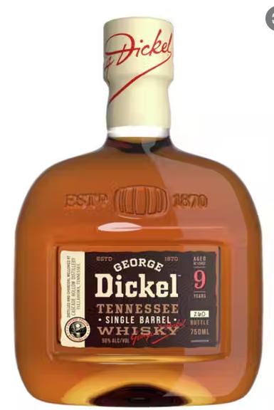 George Dickel Tennessee Single Barrel Whiskey 11-2-2022 9 year 750 ml
