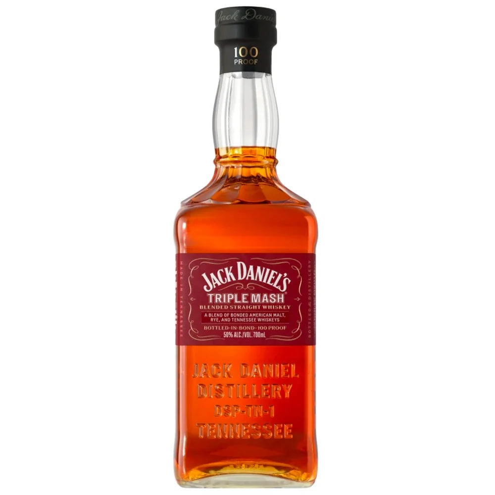 Jack Daniels Triple Mash Blended Straight Whiskey Bottled in Bond 700ml