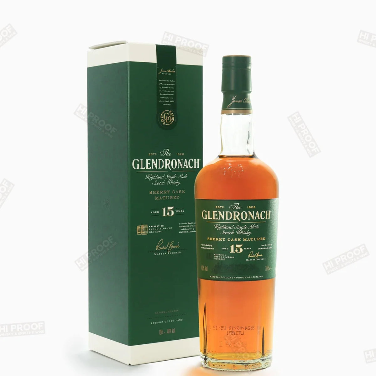 The Glendronach Highland Single Malt Sherry Cask 15 year 700 ml