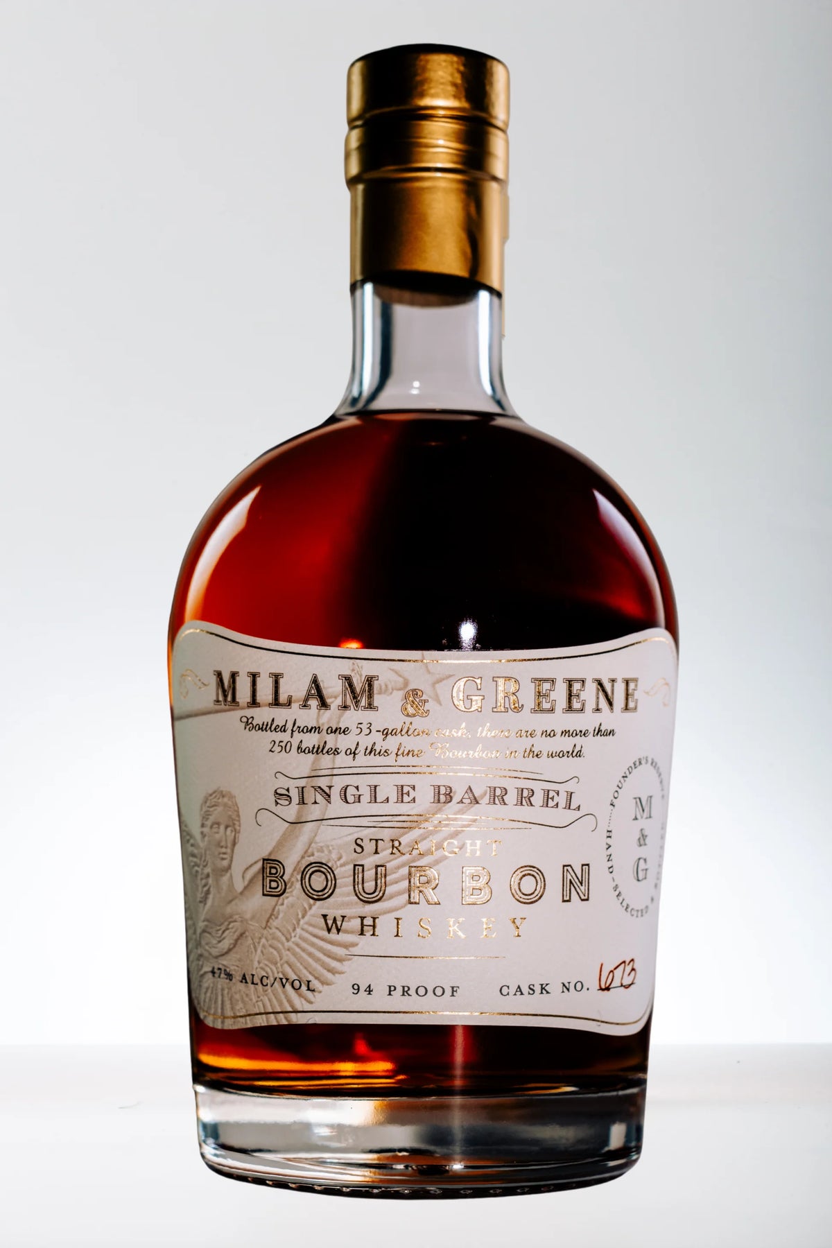 Milam And Greene Single Barrel Straight Bourbon Whiskey 750 ml
