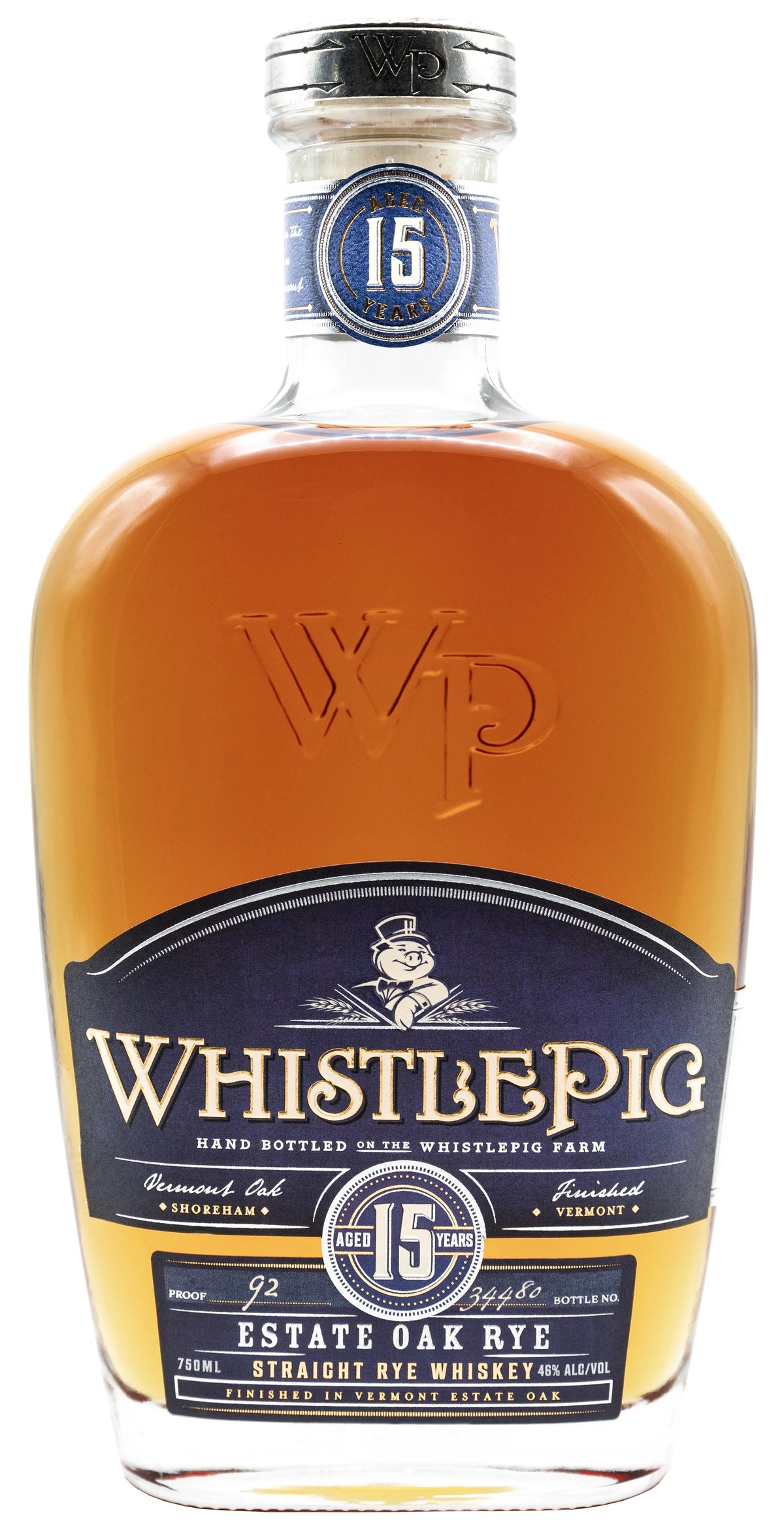 WhistlePig Estate Oak Rye 15 Year 750 ml (Bourbon Enthusiast) - Captain Caskwell