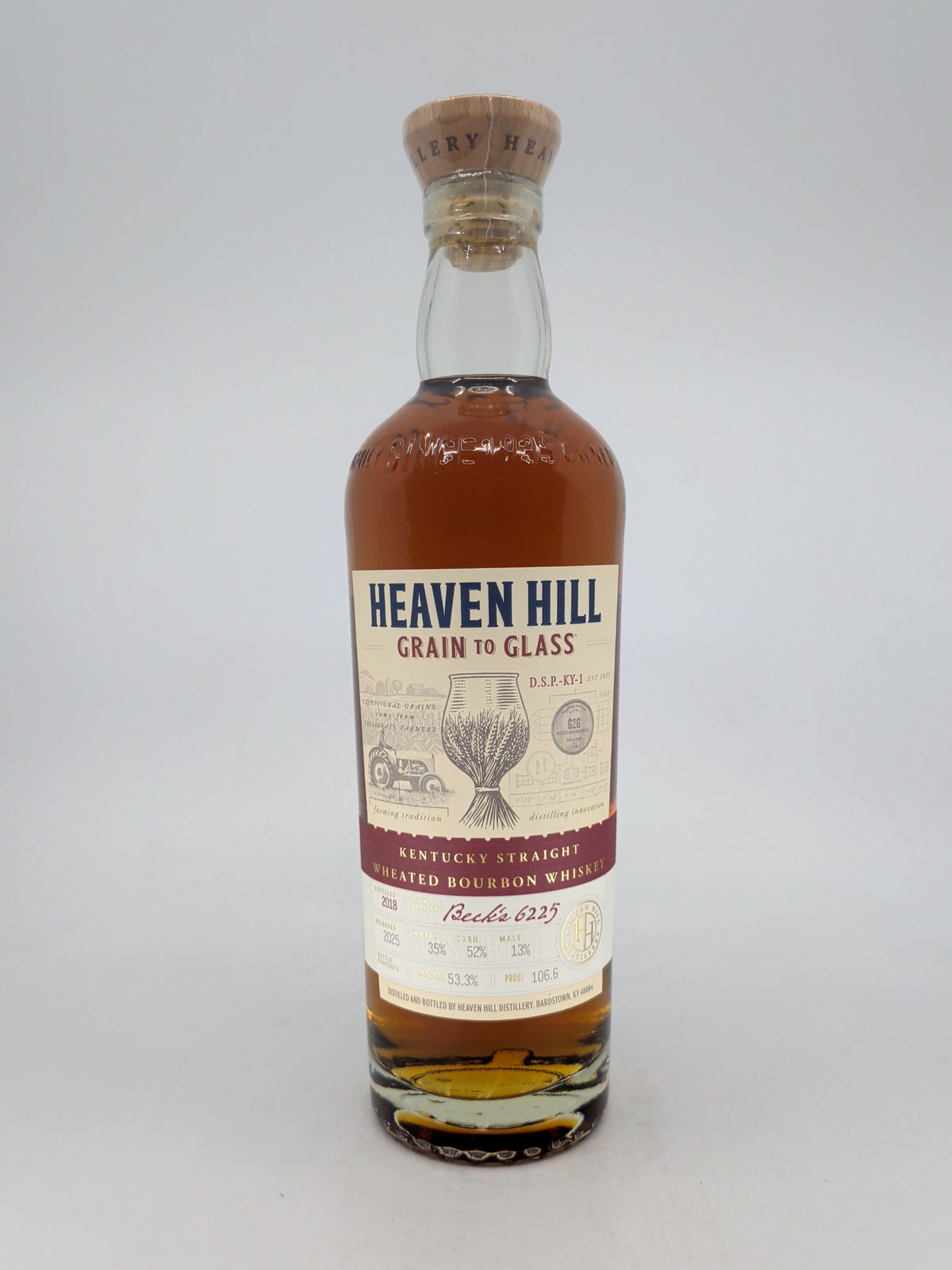 Heaven Hill Grain To Glass Wheated Bourbon Whiskey 700 ml
