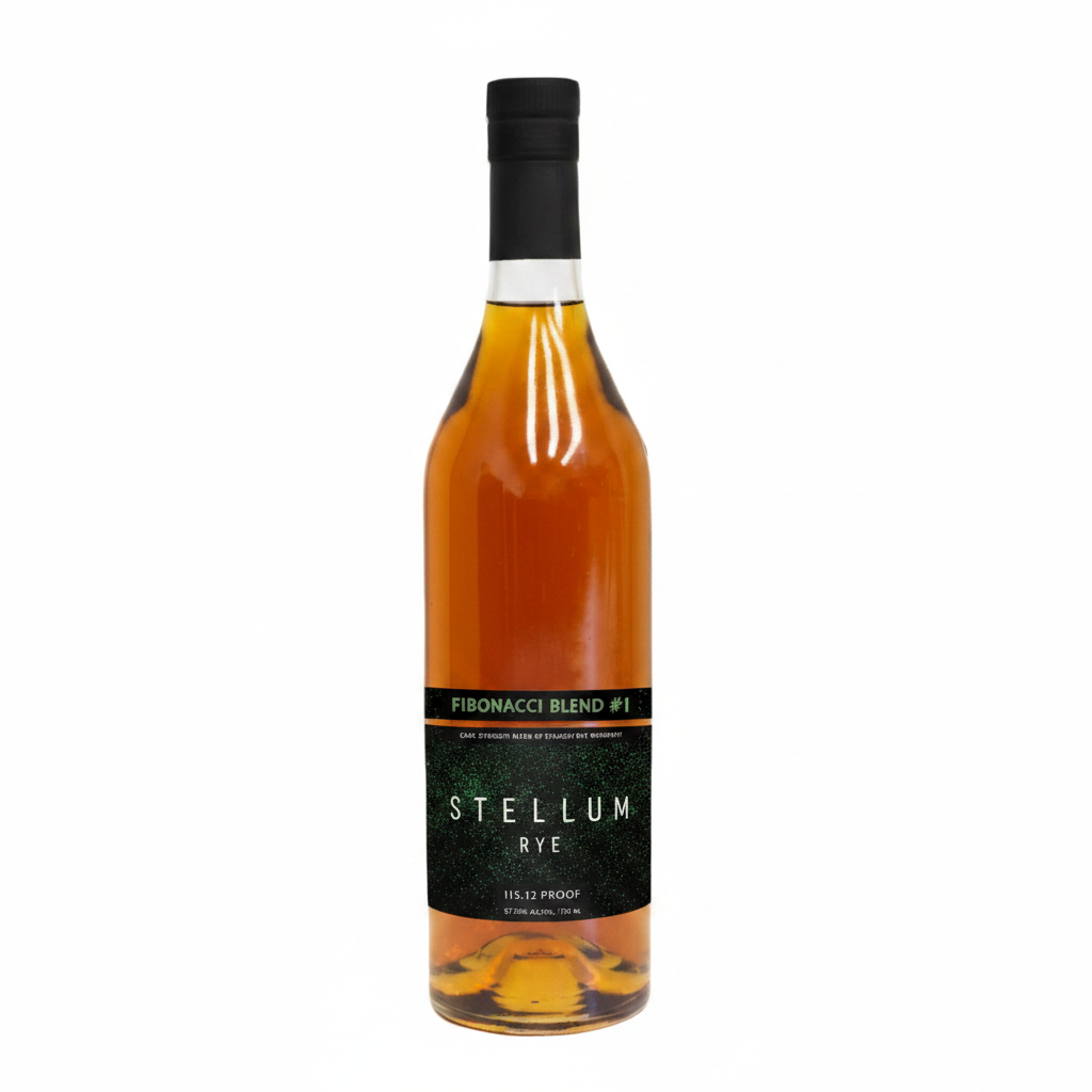 Stellum Fibonacci Blend #1 Cask Strength Blend Straight Rye 115.12 Proof 750 ml