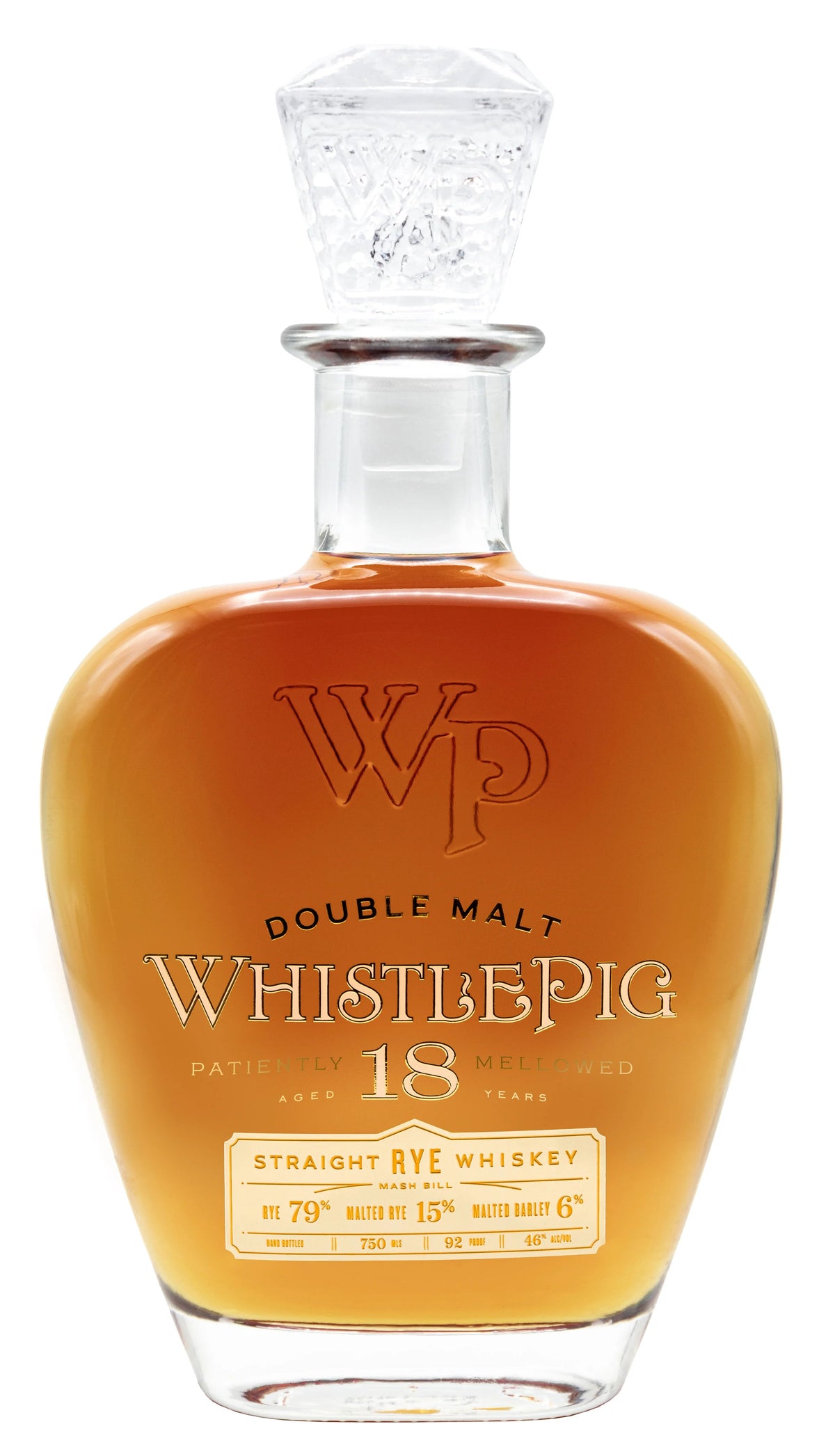 WhistlePig 18 Year Double Malt Rye 750ml - Captain Caskwell