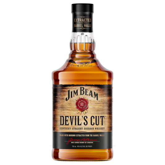 Jim Beam Devils Cut Kentucky Straight Bourbon 750 ml - Captain Caskwell