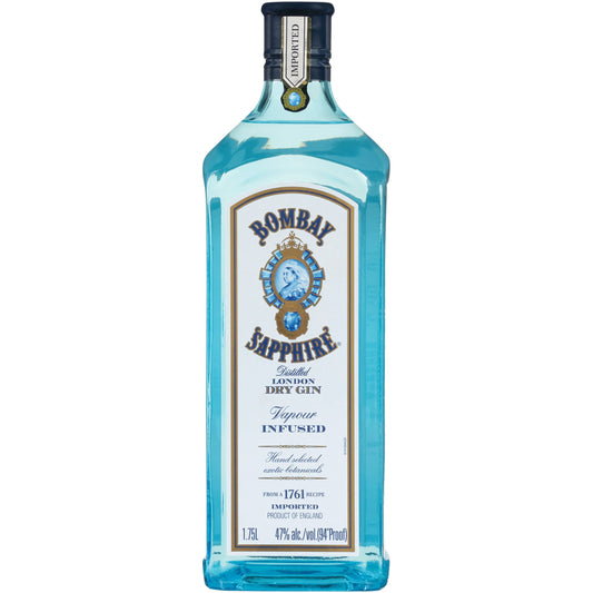 Bombay Sapphire London Dry Gin 1.75 L - Captain Caskwell