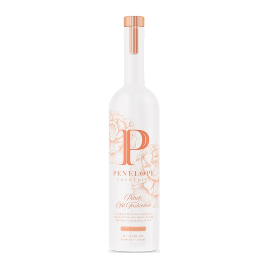 Penelope Peach Old Fashioned Cocktails Ready to Pour 750 ML
