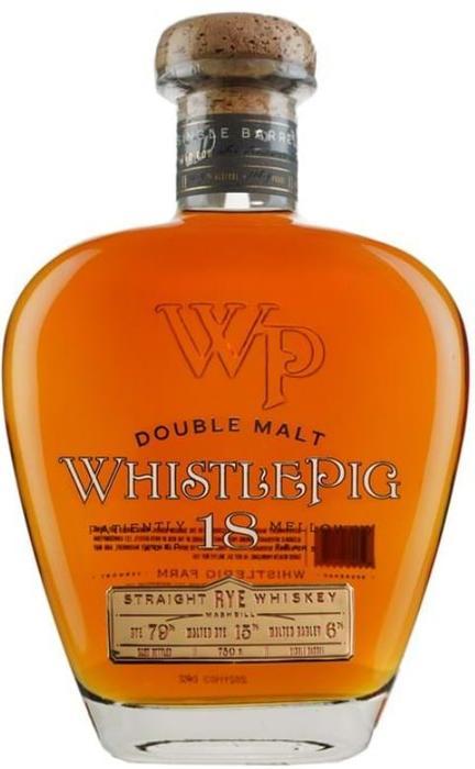 WhistlePig Double Malt 18 Year Old Straight Rye Whiskey 750ml