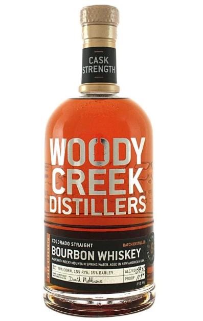 Woody Creek Distillers Limited Edition Cask Strength Colorado Straight Bourbon Whiskey 6 year 750 ml