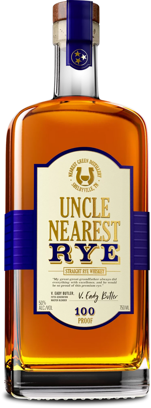 Uncle Nearest Straight Rye Whisky 750ml - Captain Caskwell