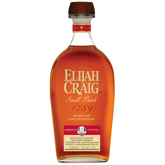 Elijah Craig Ryder Cup Limited Edition Kentucky Straight Bourbon 2025 750 ml