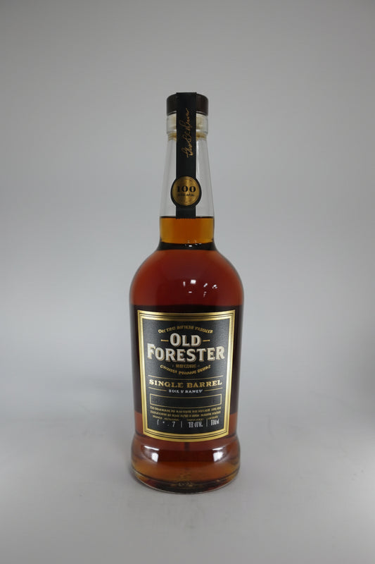 Old Forester Single Barrel 100 Proof Selection J-7 750 ml