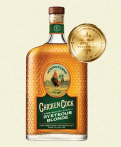 Chicken Cock Ryeteous Blonde Straight Rye Beer Barrel Finish 750 ml