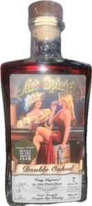 Art of The Spirit PB Reserve Bar Visa Double Oaked Easy Elegance Cask Strength Straight Rye 7 year 750 ML