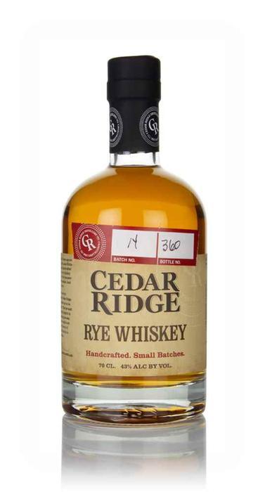 Cedar Ridge Rye Whiskey 750 ml