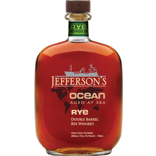 Jeffersons Voyage 26 Ocean Aged At Sea Double Barrel Rye 750 ml - Captain Caskwell