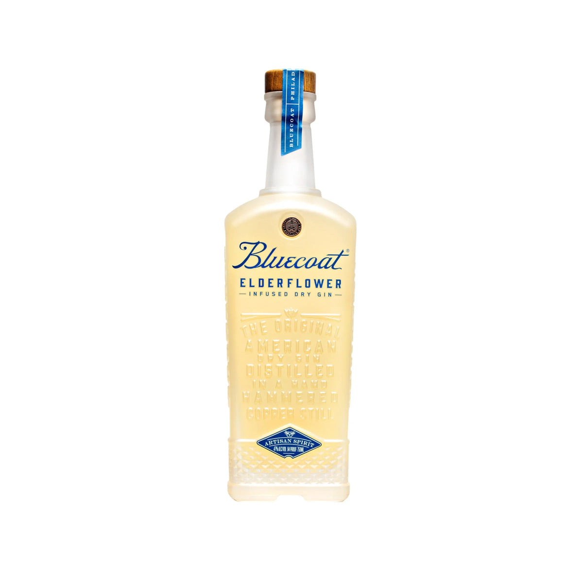 Bluecoat American Dry Gin Elderflower 750 ml - Captain Caskwell