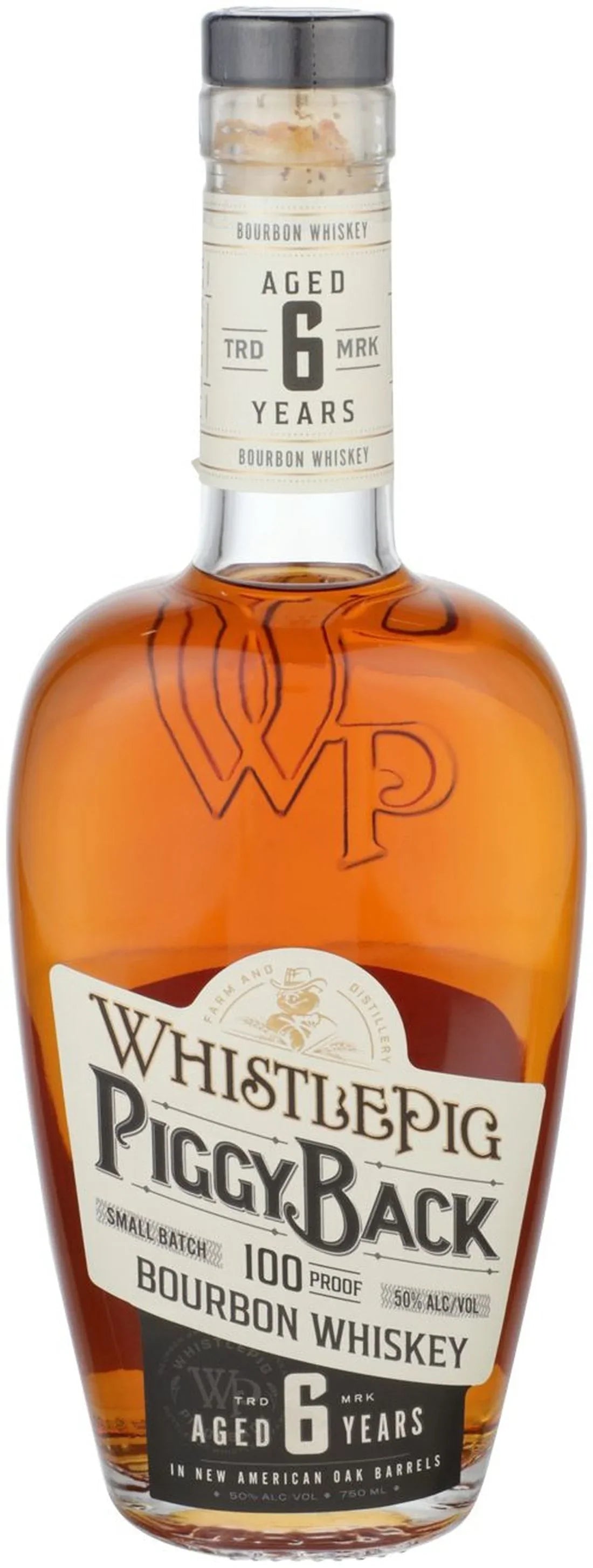 WhistlePig 6yr Piggy Back Bourbon 750ml - Captain Caskwell