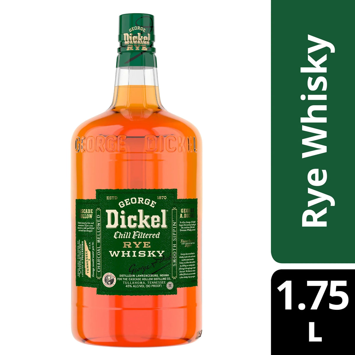 George Dickel Rye 1.75 L - Captain Caskwell