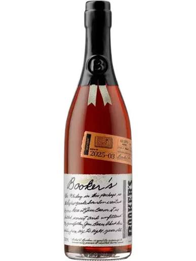 Bookers Small Batch Uncut and Unfiltered Jerry's Batch 2025-03 750 ML
