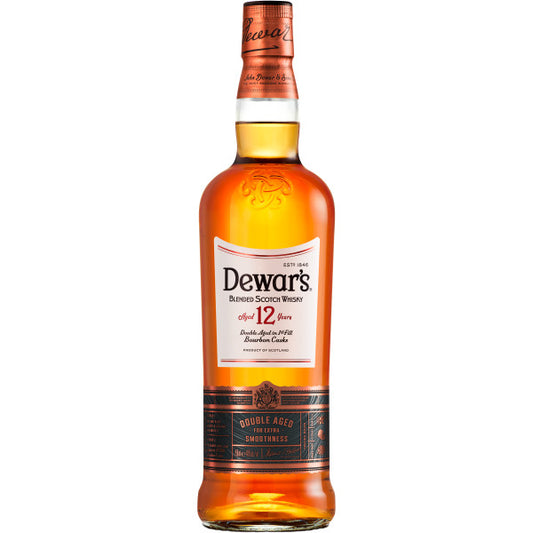 Dewars 12 year Scotch 750 ml
