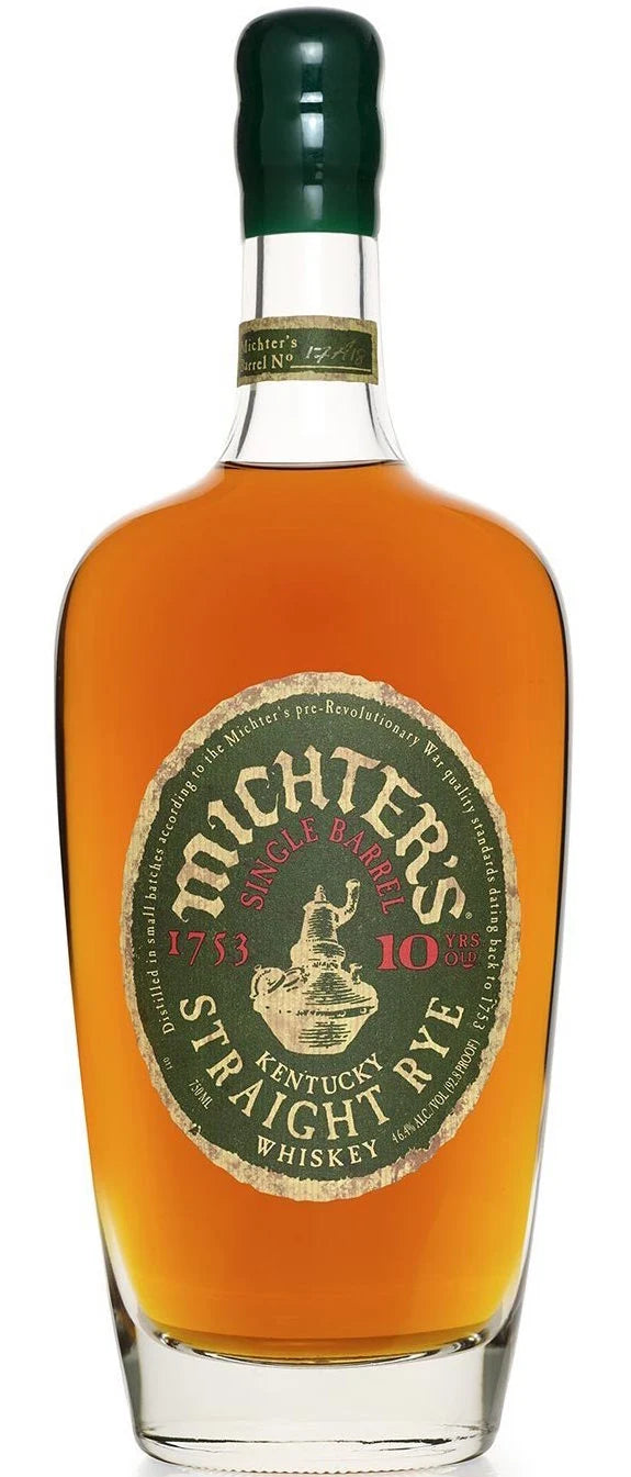 Michters Single Barrel Straight Rye 10 year 750 ml