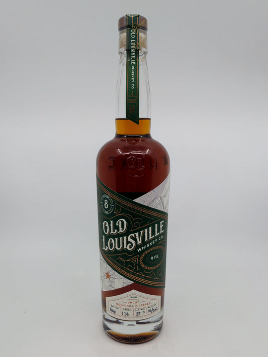Old Louisville Straight Rye Whiskey Uncut Batch #Kitsap 8 year 750 ML