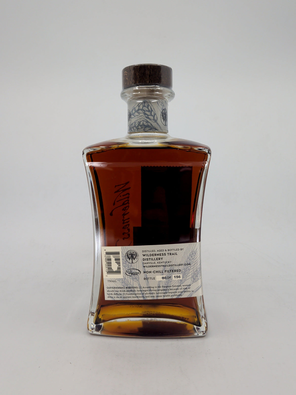Wilderness Trail Rye Whiskey Barrel no 751056 DSP-KY-20005 750ml