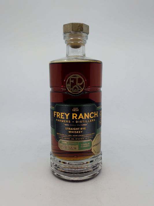 Frey Ranch Single Barrel Locked & Bonded Rye Whiskey 750ml