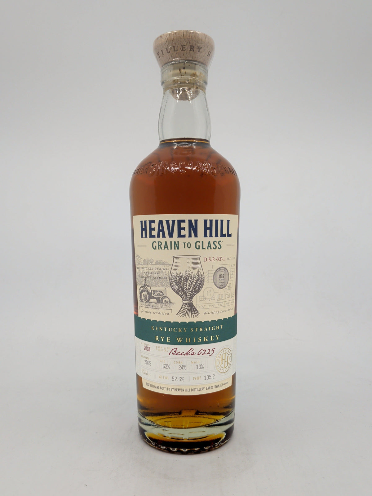 Heaven Hill Grain To Glass Kentucky Straight Rye Whiskey 700 ml