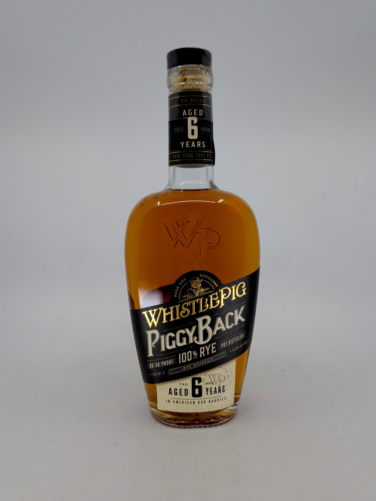 Whistlepig Piggy Back Rye 6 Year 750 ml