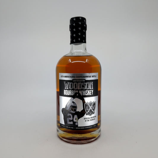 Woodson Whisky 65th Anniversary Limited Edition Charles Woodson Raiders 3 year 750 ML