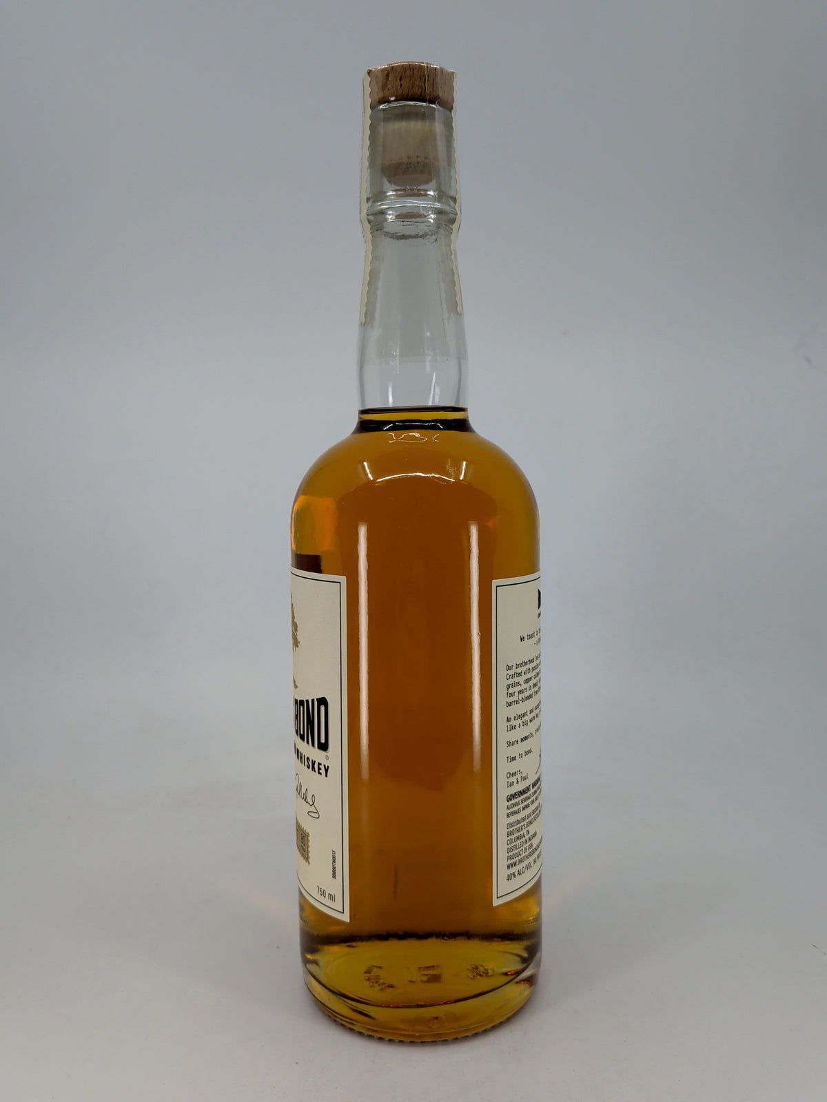 Brothers Bond Straight Bourbon Whisky 750ml
